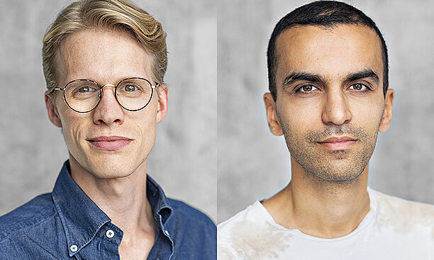 Anton Emilsson och Shervin Mirzaeighazi. Foto.