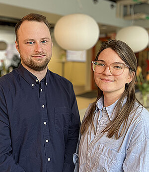 Daniel Zander och Sonja Holmer. Foto.